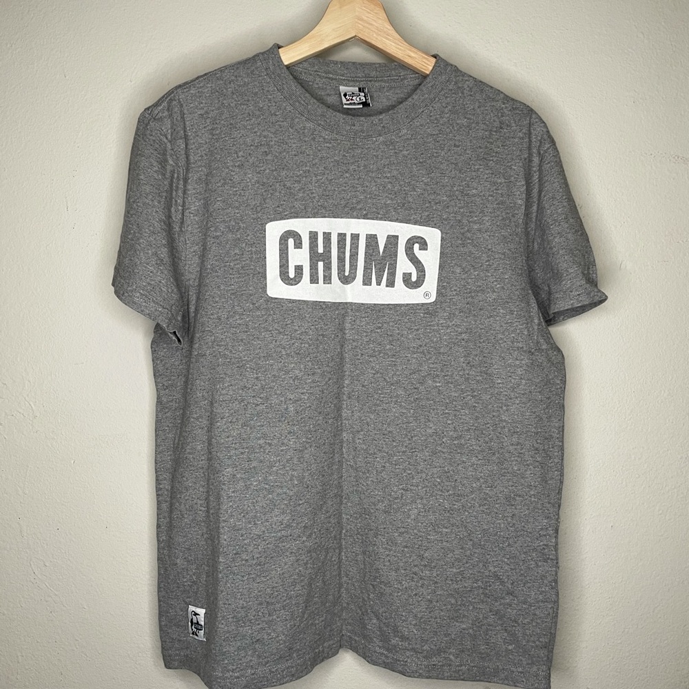 Chums Logo T-Shirt (Grey) Short-Sleeve Tee